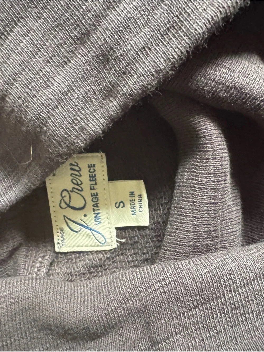 J. Crew women’s  weathered black Turtleneck Sweatshirt